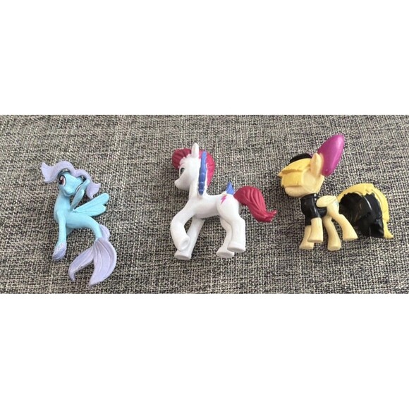 Lot 3 My Little Pony The Movie Salina, Songbird, and Zipp Mini Figures 2" - Picture 2 of 10